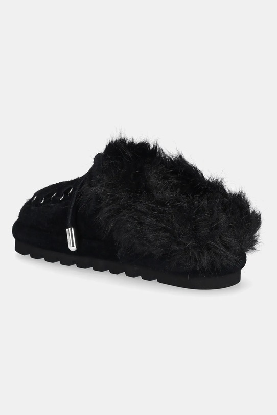 Scarpe Naked Wolfe pantofole in camoscio Harlow Harlow.Black nero