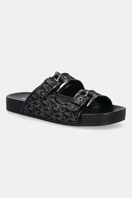 Šľapky MICHAEL Michael Kors Byers textilný čierna 40T5BYFS1D.001