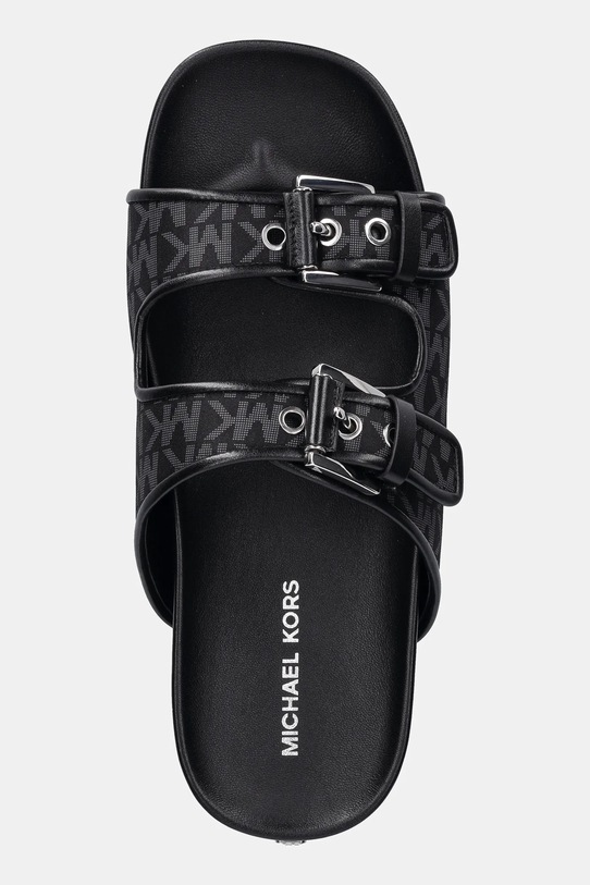 Παντόφλες MICHAEL Michael Kors Byers μαύρο 40T5BYFS1D.001