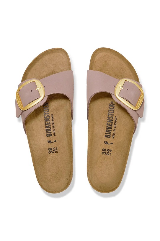 Birkenstock klapki Madrid Big Buckle LENB Faded Purple fioletowy 1030517