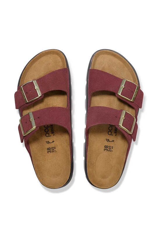 Obuwie Birkenstock klapki Arizona Chunky Birkenstock x Papillio 1030581.Zinfandel czerwony