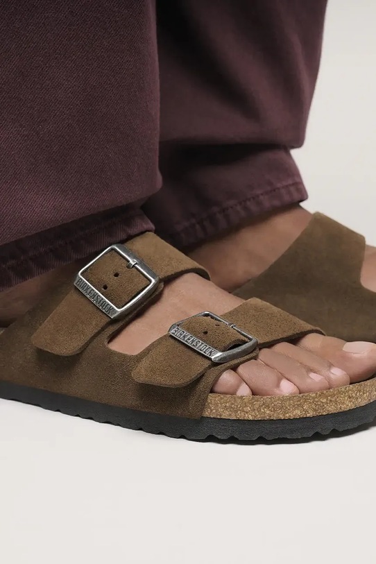 Birkenstock klapki zamszowe Arizona 1030865
