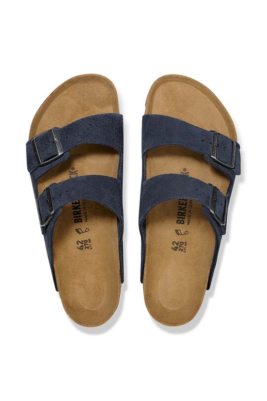 Încălțăminte Birkenstock papuci din piele Arizona 1030895 bleumarin