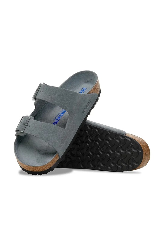 Încălțăminte Birkenstock papuci din piele Arizona 1030912 gri