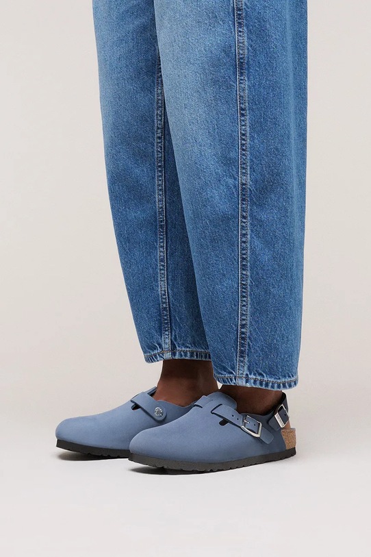 Nubukové pantofle Birkenstock Tokio HEX 1030478