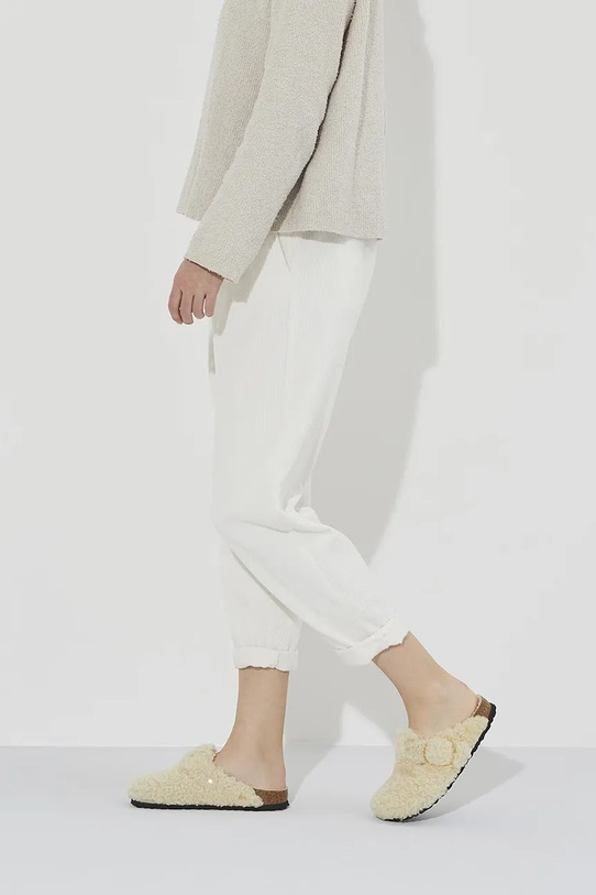 Birkenstock papuci de casă Boston Big Buckle Teddy 1025664