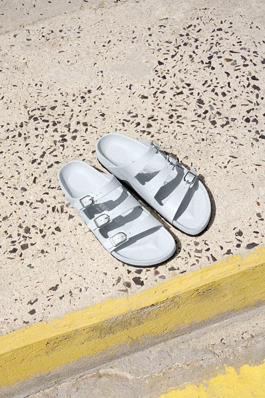 Kožené pantofle Birkenstock Florida EXQ D-Buckle 1030950 modrá