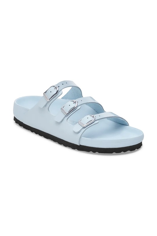 Kožené pantofle Birkenstock Florida EXQ D-Buckle 1030950 modrá AW25