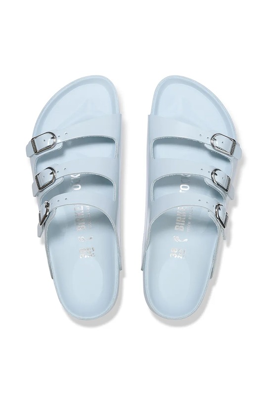 Încălțăminte Birkenstock papuci de piele Florida EXQ D-Buckle 1030950 albastru