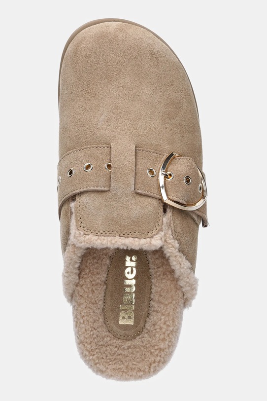 Blauer kapcie zamszowe GLADE beżowy F5GLADE04.SUF