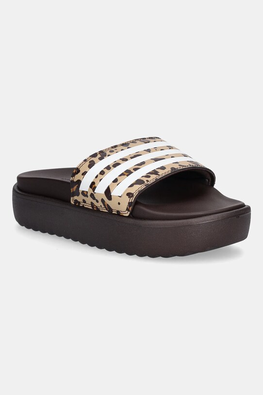 adidas klapki Adilette Platform pozostałe brązowy JR9234