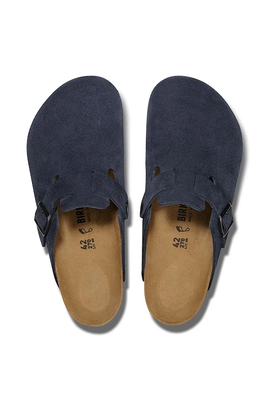 Birkenstock suede sliders Boston navy 1030902