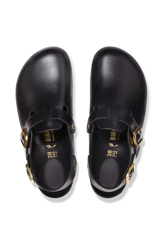 Birkenstock klapki skórzane Tokio HEX czarny 1030819