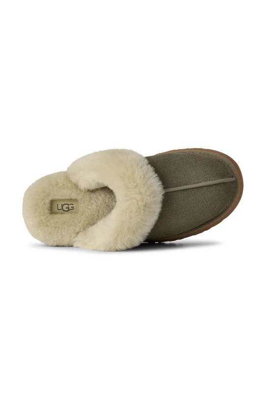 UGG kapcie zamszowe Disquette 1122550.MRNM zielony