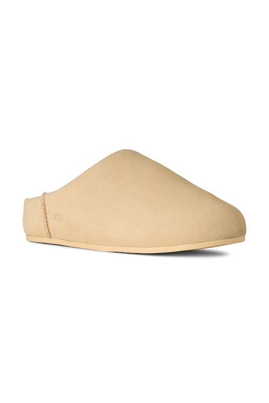 UGG kapcie zamszowe Elea Slip-On 1171390.PBT beżowy AW25