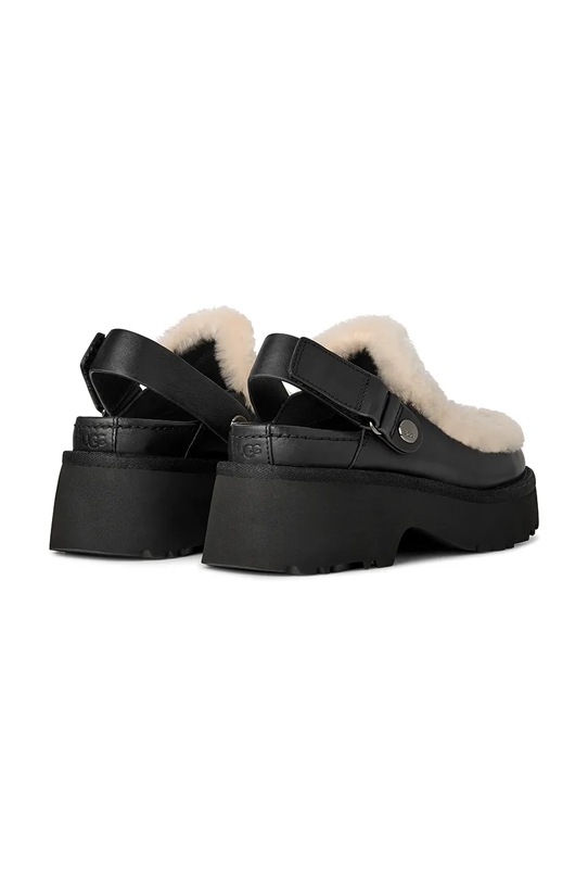 Obuwie UGG klapki Esmee Leather Clog 1171507.BLK czarny