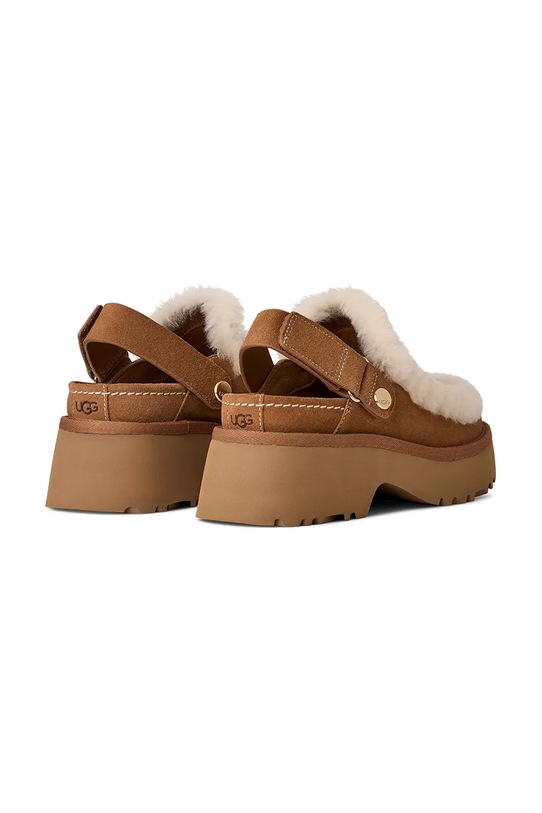 Obutev Natikači iz semiša UGG Esmee Clog 1173331.CHE rjava