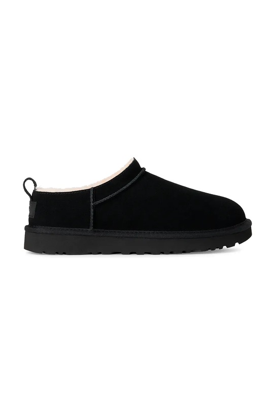 UGG kapcie zamszowe Classic Micro czarny 1173891.BLK