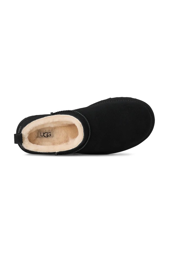 UGG kapcie zamszowe Classic Micro 1173891.BLK czarny