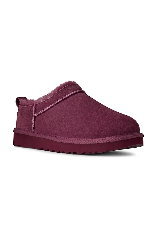 UGG kapcie zamszowe Classic Micro 1173891.BTMG różowy AW25