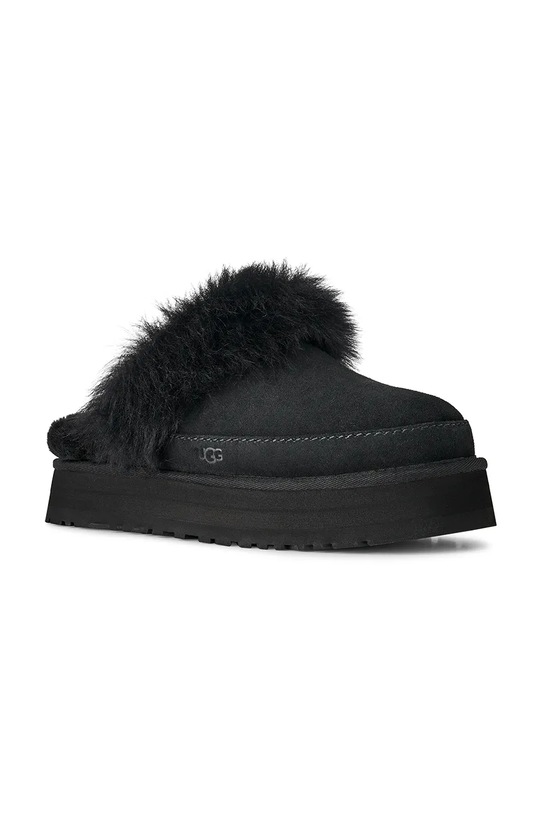 Παντόφλες σουέτ UGG Disquette Chalet 1173930.BLK μαύρο AW25