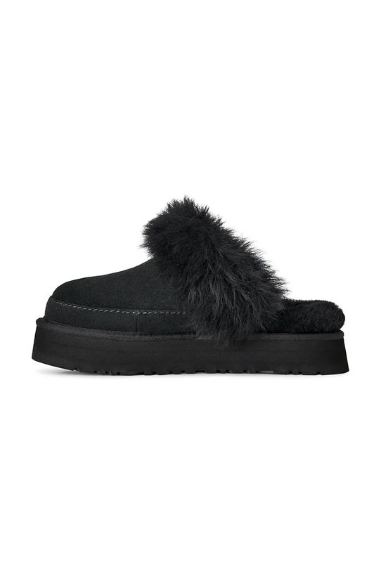 Παντόφλες σουέτ UGG Disquette Chalet μαύρο 1173930.BLK