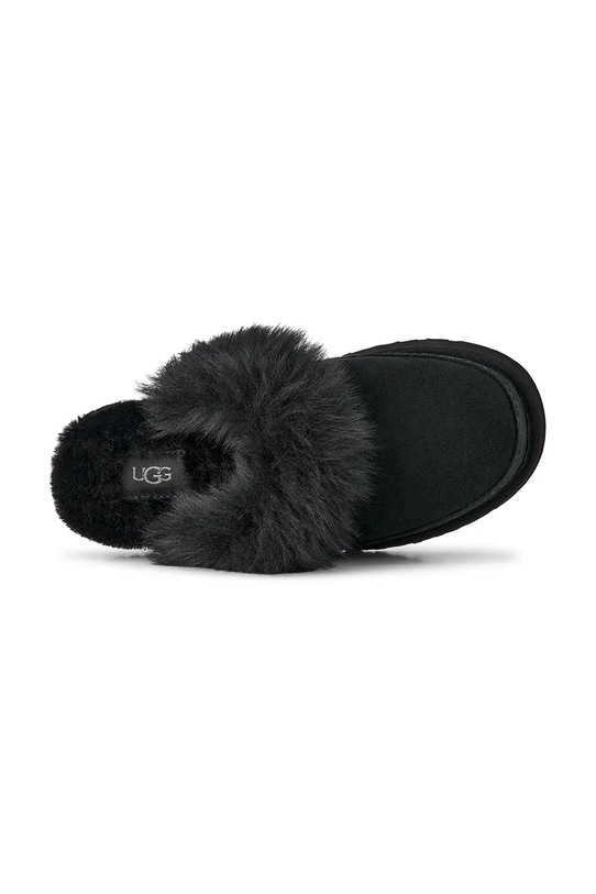 Παντόφλες σουέτ UGG Disquette Chalet 1173930.BLK μαύρο
