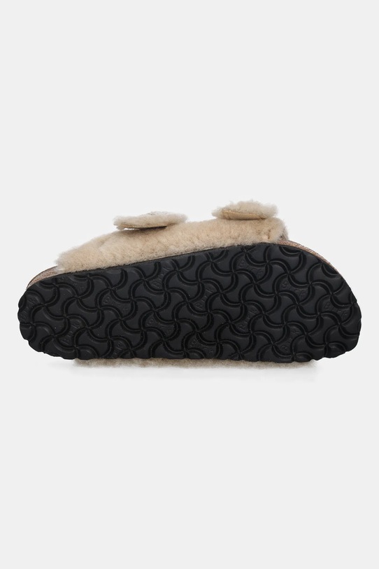 Birkenstock kapcie Arizona Shearling Upper 1030275 beżowy