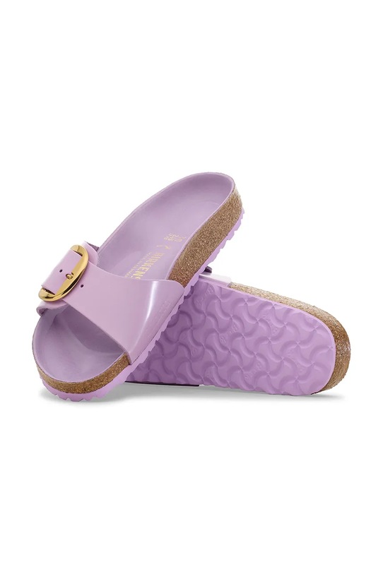 Birkenstock papuci de piele Madrid Big Buckle 1030296.Crocus violet