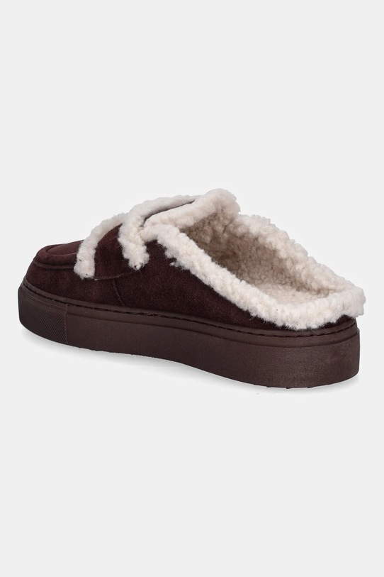Obutev Copati iz semiša Inuikii Mule Wool 1004.017.0011.518 rdeča