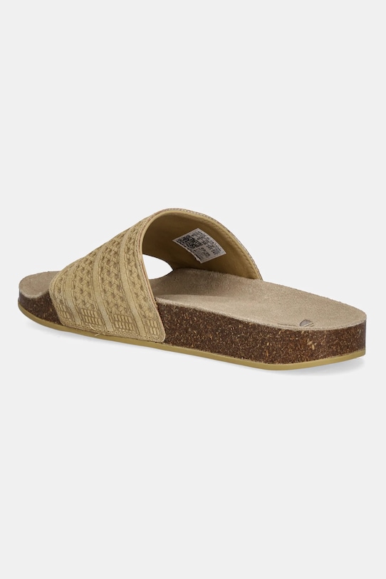 Shoes adidas Originals suede sliders Adilette Rs JR3594 green