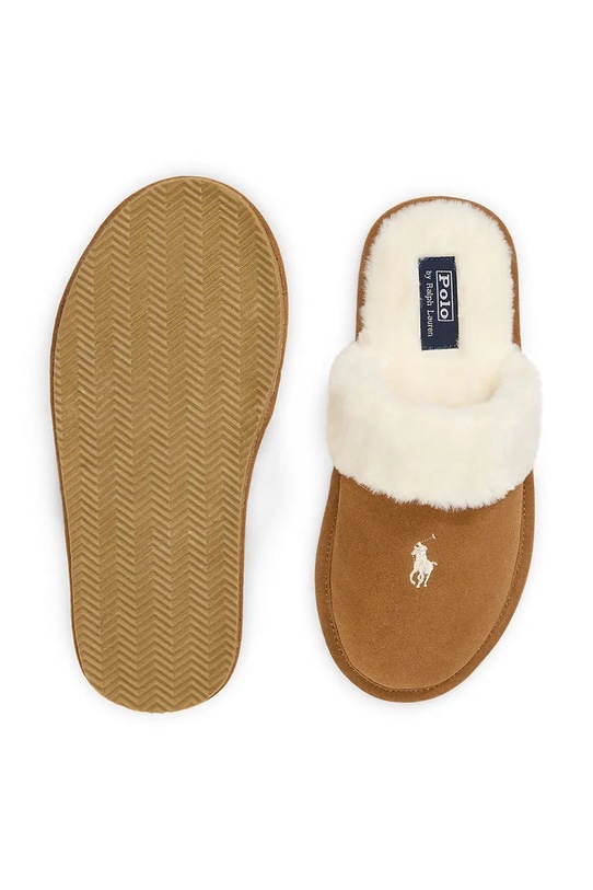 Polo Ralph Lauren kapcie Kelcie brązowy 842P03595001.200