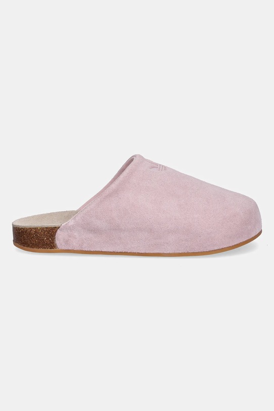 Παντόφλες σουέτ adidas Originals Adimule JP8731 ροζ AW25