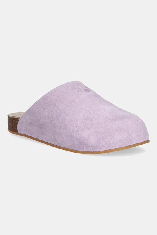 Semišové šľapky adidas Originals Adimule iný fialová JP8732