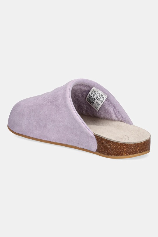 Obuwie adidas Originals klapki zamszowe Adimule JP8732 fioletowy
