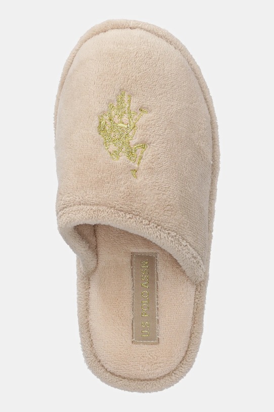 U.S. Polo Assn. kapcie GRETTY001A beżowy GRETTY001W.ET1