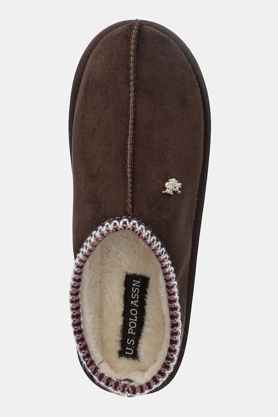 U.S. Polo Assn. papuci de casă VERENY001 maro VERENY001W.EH1