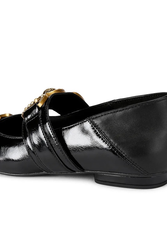 Kurt Geiger London baleriny skórzane Mansion Point Slip On 4986600309 czarny
