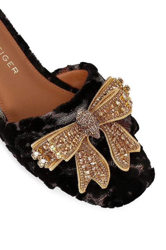 Obuwie Kurt Geiger London klapki Kensington Bow Flat Sdl 655735689 czarny