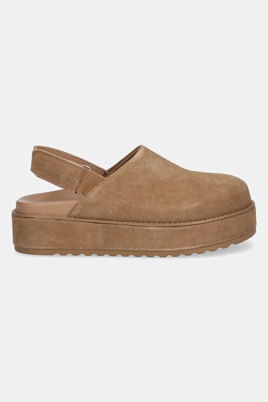 Παντόφλες σουέτ Steve Madden Mellow 11004849.935 καφέ AW25