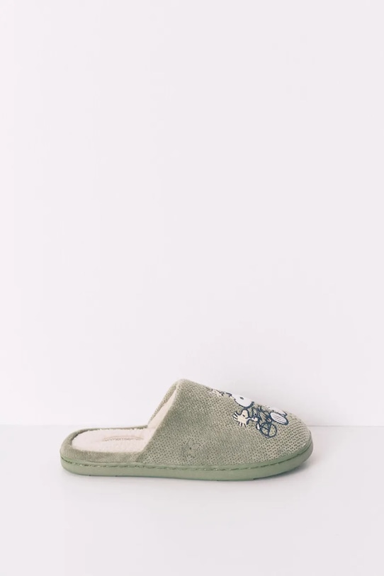 women'secret papuci de casă MULTILICENSE COTTAGE 4992528 verde