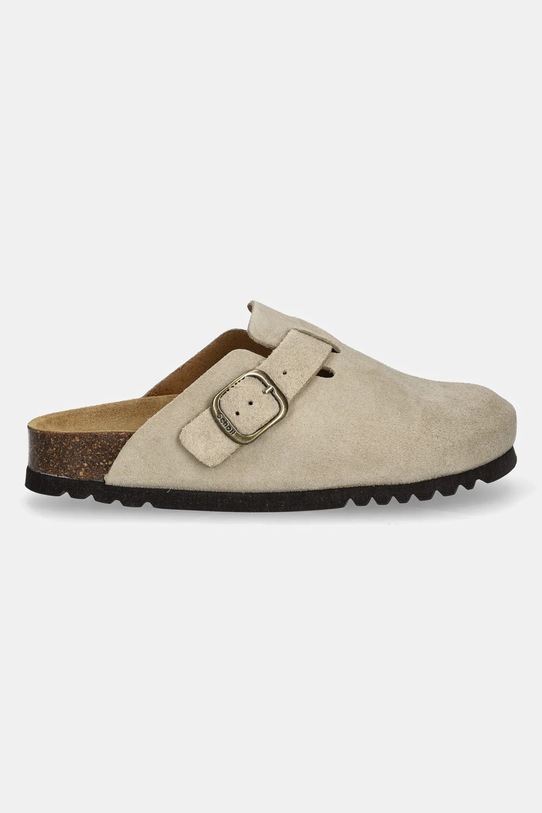 Scholl klapki zamszowe FAE F321981002 beżowy AW25