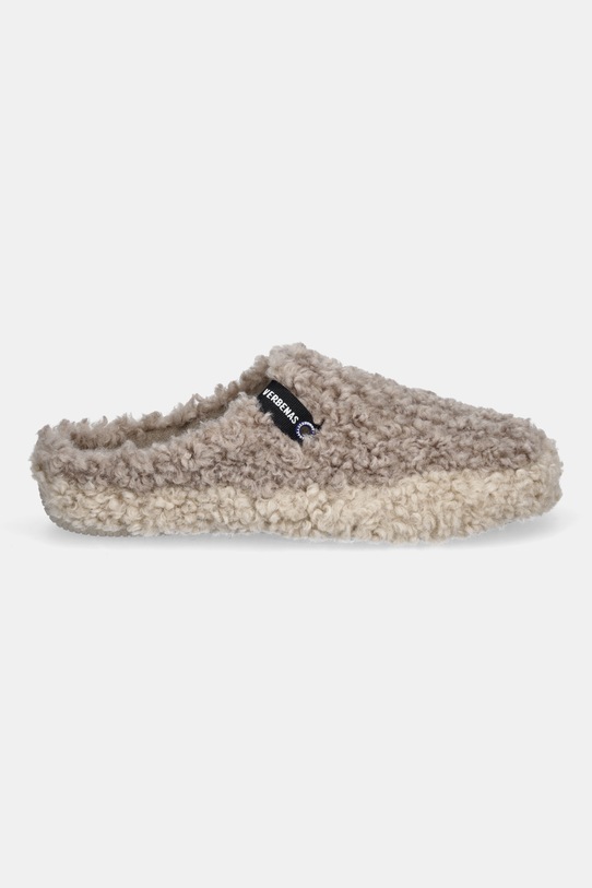Verbenas pantofole YUMA CURLY 5804100660.CAMEL beige AW25