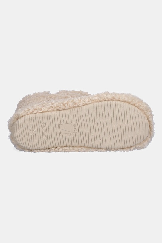 Verbenas kapcie YAIZA MERINO 5804150859.CRUDO beżowy