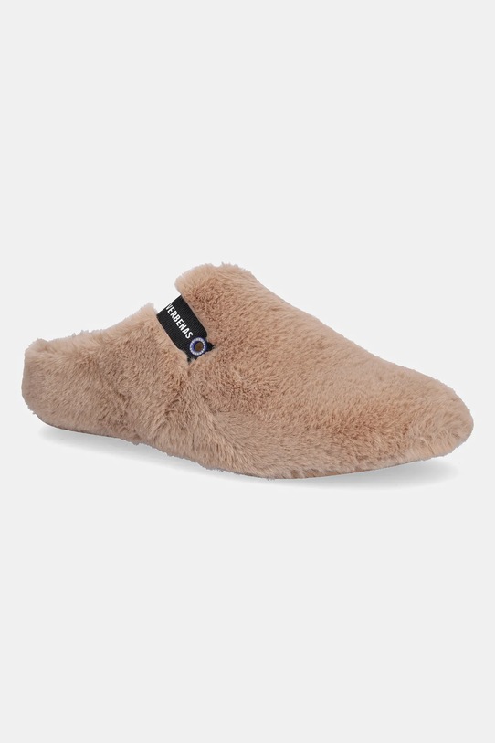 Verbenas kapcie YORK GROSETO beżowy 5860500571.CAMEL