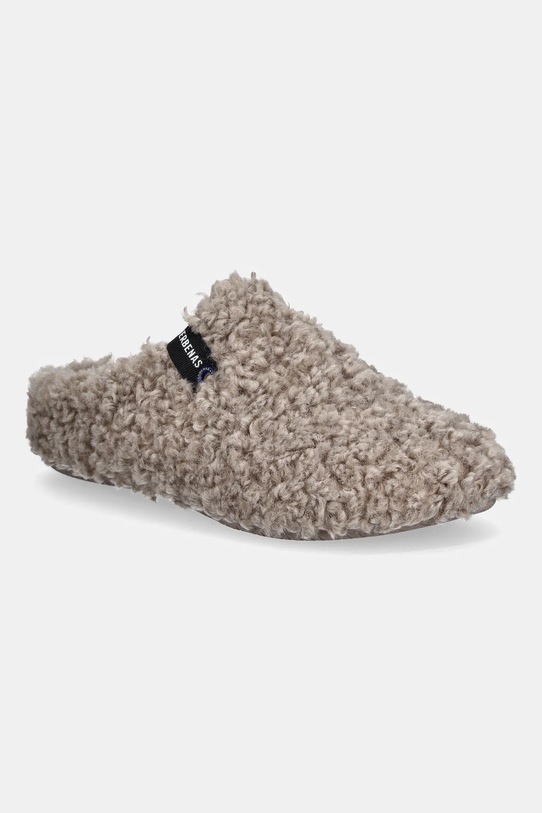 Verbenas kapcie YORK CURLY beżowy 5860500660.CAMEL