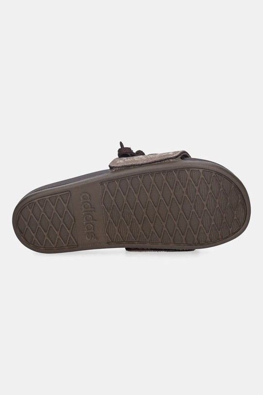 adidas klapki zamszowe Adilette Comfort JS4597 brązowy