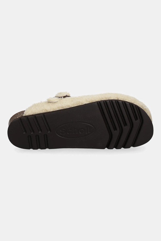 Scholl klapki FAE NEW F318121002 beżowy