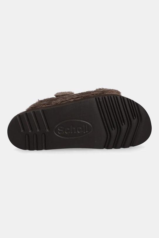 Scholl klapki BELLE F324621011 brązowy