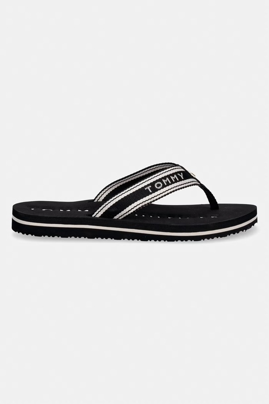 Tommy Hilfiger japonki damskie TH WEBBING SUMMER SANDAL FW0FW09193 czarny SS26